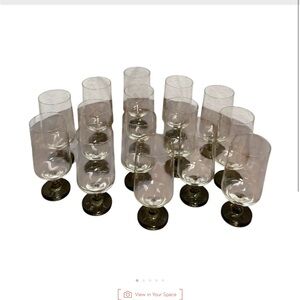 Rosenthal Studio Line Smoke Stemmed Glass
